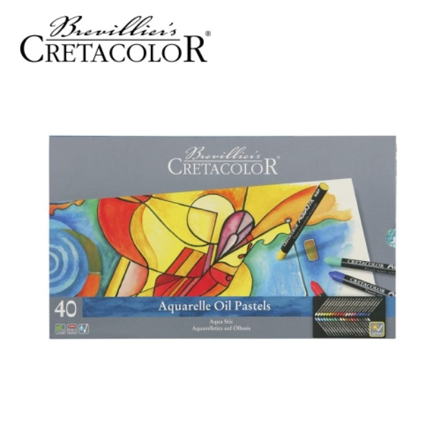 Crete Color Water-Based Oil Pastel 40 Colors