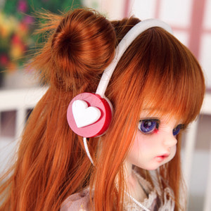 Headphone HDF White Heart