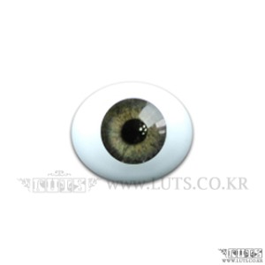 14MM Real Type Glass Eyes Green