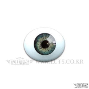 8MM Real Type Glass Eyes Green Gray