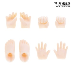 OBITSU Hands&amp;Foot Set A For Obitsu 11 Body (White/Matt Skin)