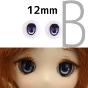 Parabox 12mm Animation B Type Eyes - Blue
