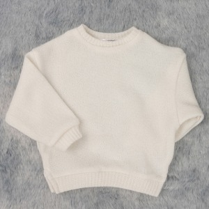 [Pre-order] MSD Over Fit Round Knit Ivory