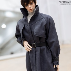 Pre order  SSDF Billy trench coat Charcoal