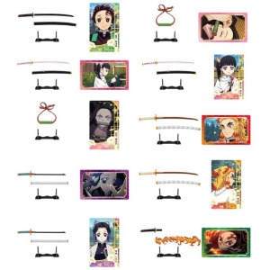 F-toys Demon Slayer: Kimetsu no Yaiba - Nichirin Swords Collection 10pcs SET