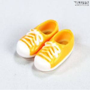 Obitsu 11 Doll Shoes OBS 015 Stickers Orange
