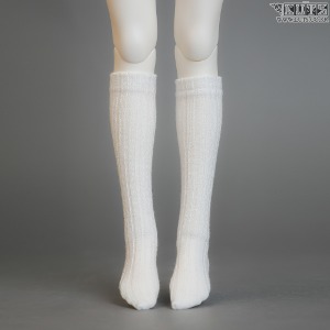 KDF Knitted stockings White